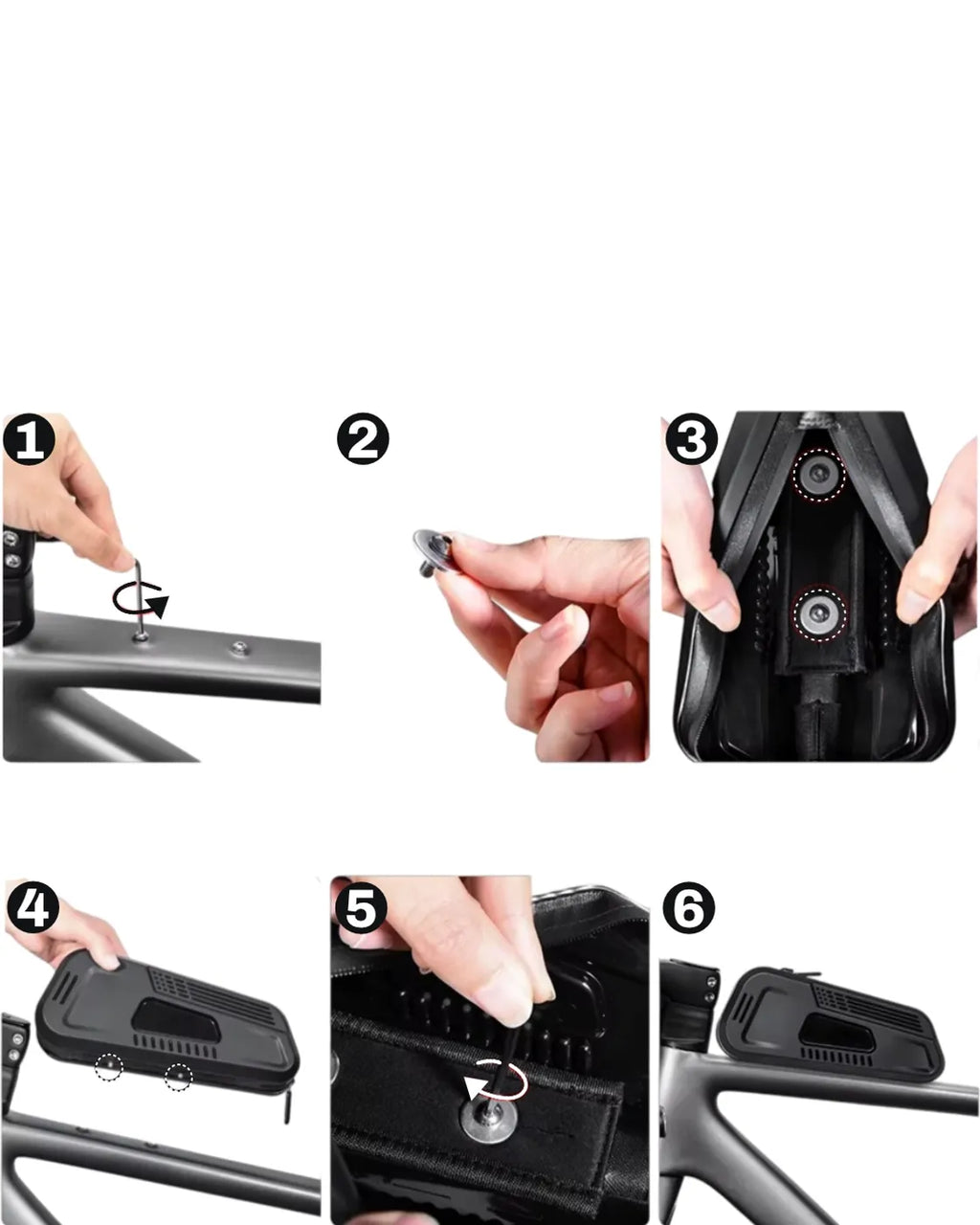 Sacoche de cadre de vélo TOP - 1,8 L- INLET