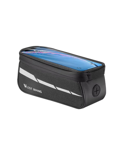 Sacoche cadre vélo avec écran téléphone - 1,5 L - LENS