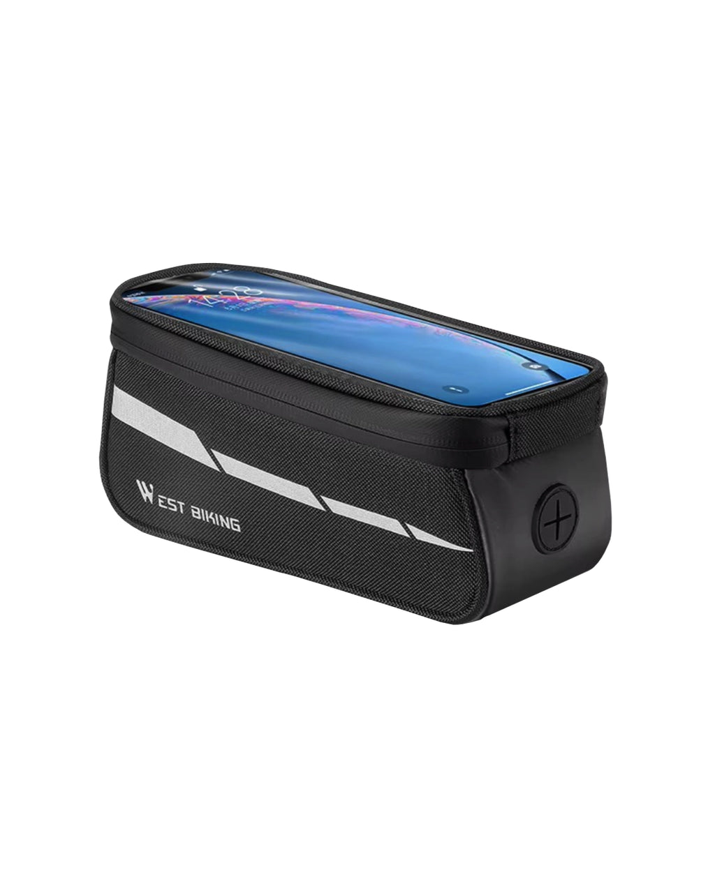 Sacoche cadre vélo avec écran téléphone - 1,5 L - LENS