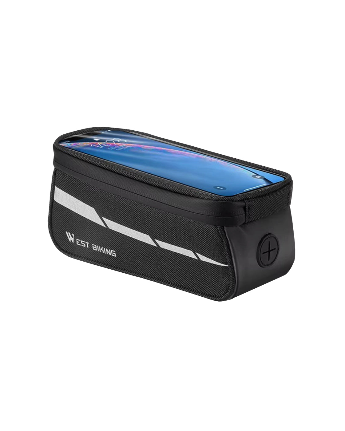 Sacoche cadre vélo avec écran téléphone - 1,5 L - LENS