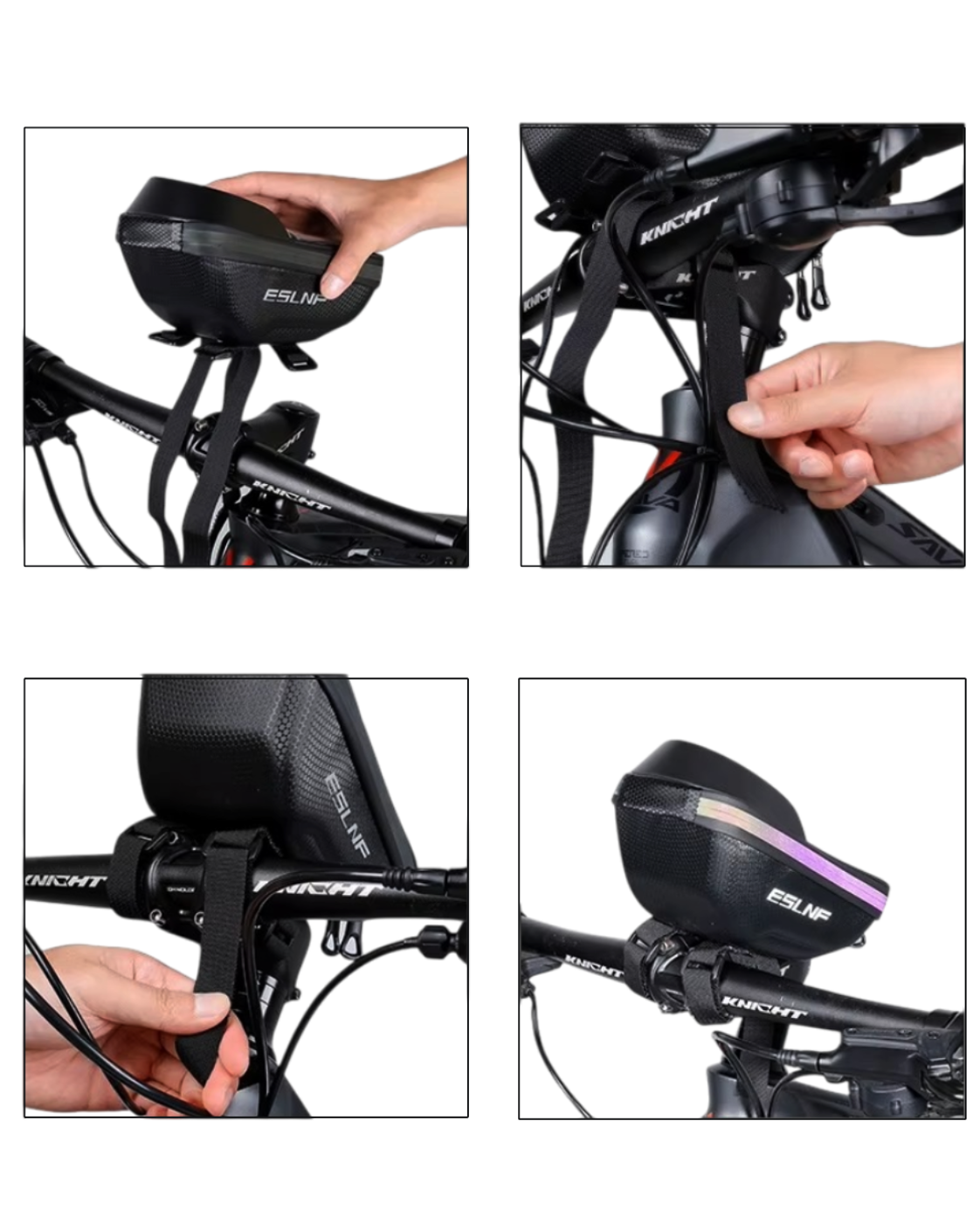 Sacoche cadre vélo écran téléphone - 1,4 L - REFLECT