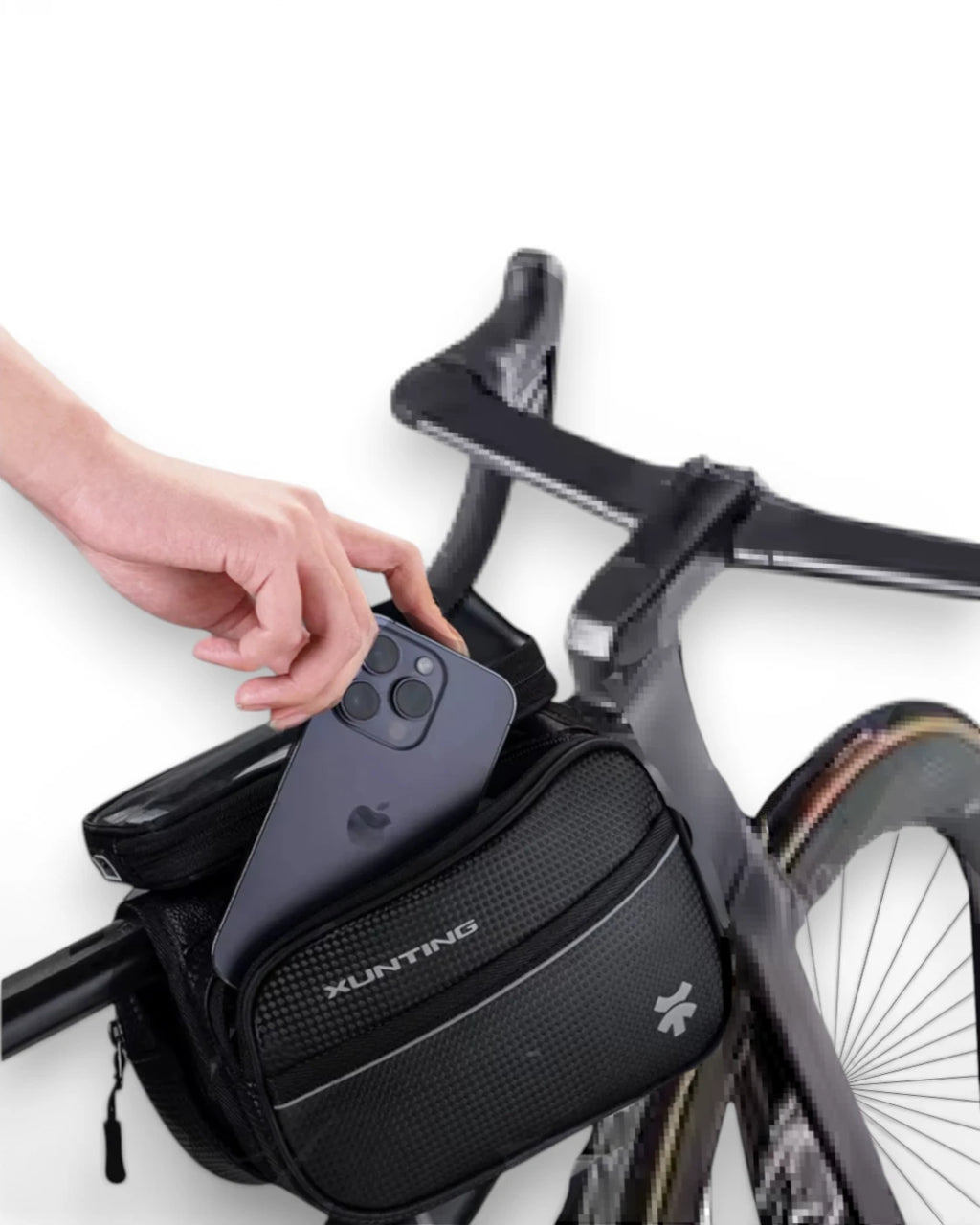 Sacoche vélo cadre pour écran de téléphone - 6,5 L - RIDGE