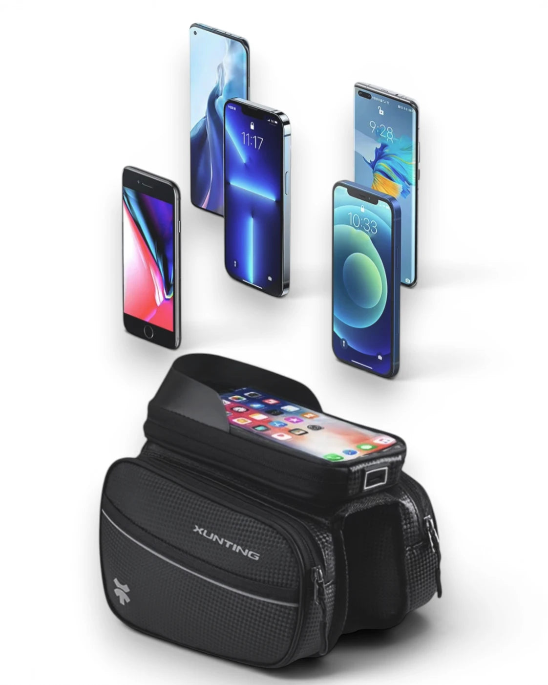 Sacoche vélo cadre pour écran de téléphone - 6,5 L - RIDGE