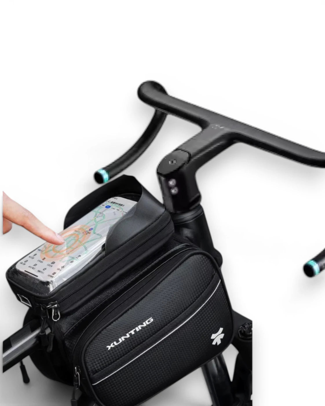 Sacoche vélo cadre pour écran de téléphone - 6,5 L - RIDGE
