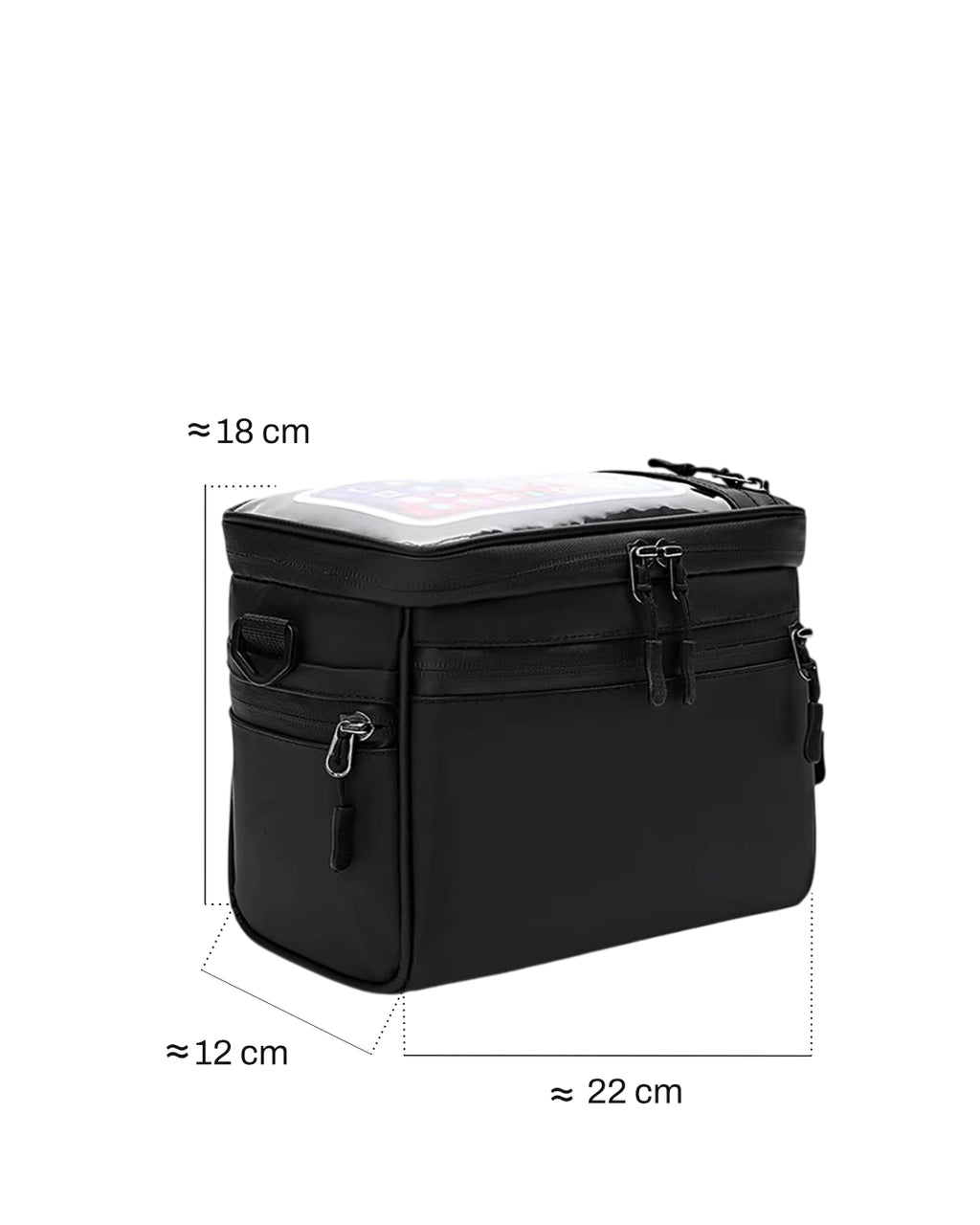 Sacoche de guidon pour vélo - 5 L - LADE