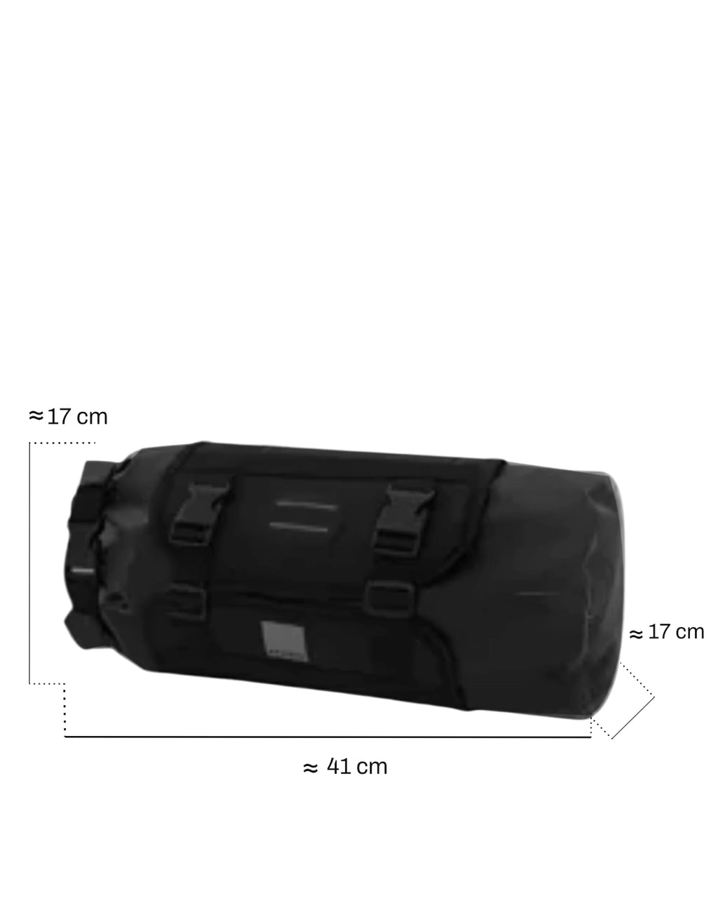 Sacoche guidon vélo - 11 L - roll top - MOUNT