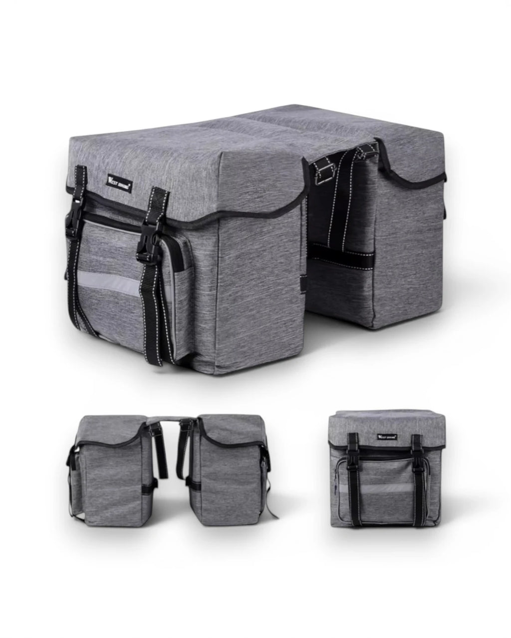 Sacoche de vélo porte-bagages double - 25 L - HOARD