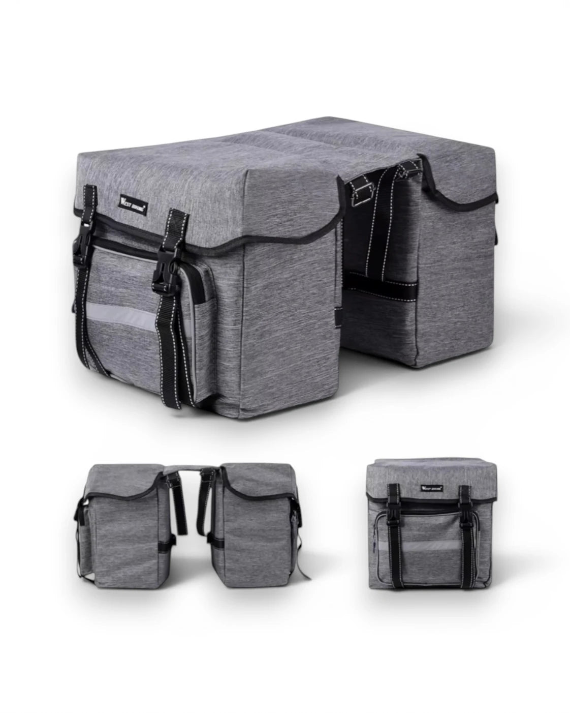 Sacoche de vélo porte-bagages double - 25 L - HOARD