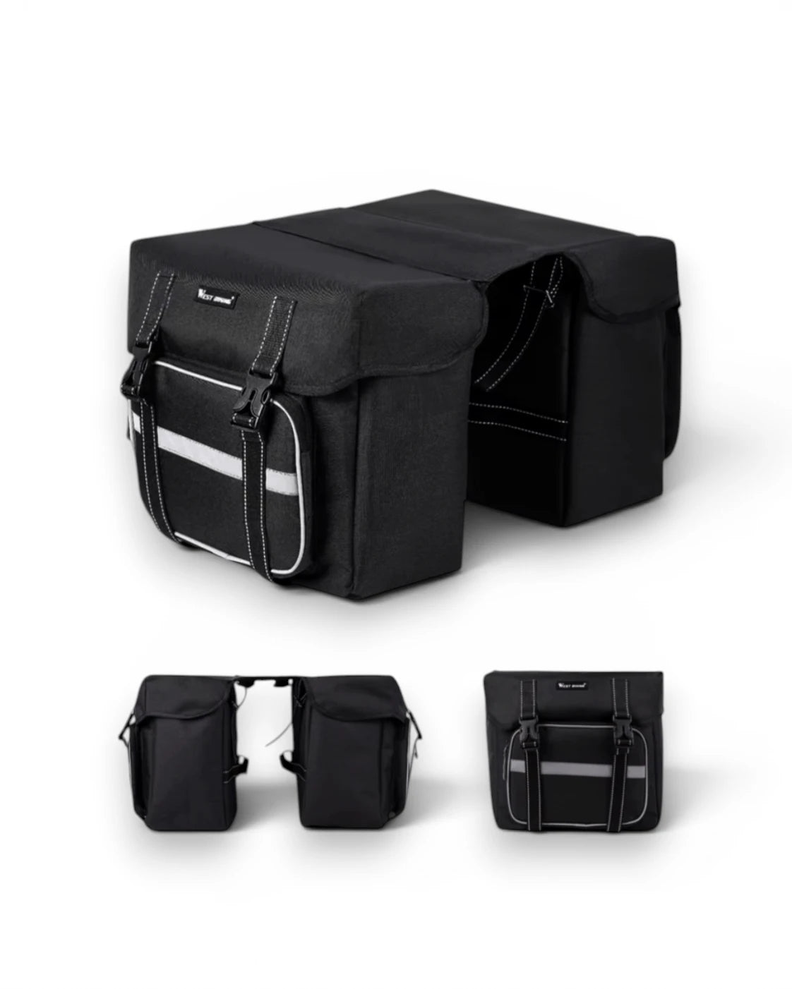 Sacoche de vélo porte-bagages double - 25 L - HOARD