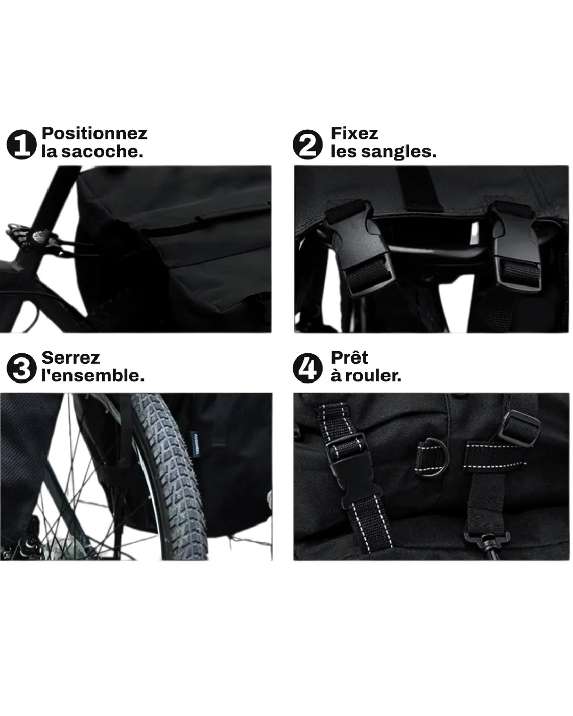 Sacoche porte-bagages vélo - 37 L - LEAGUE