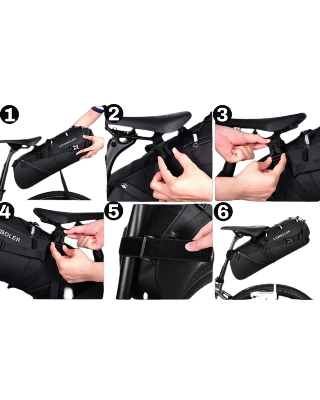 Sacoche de selle pour vélo - 10 L- CLAMP