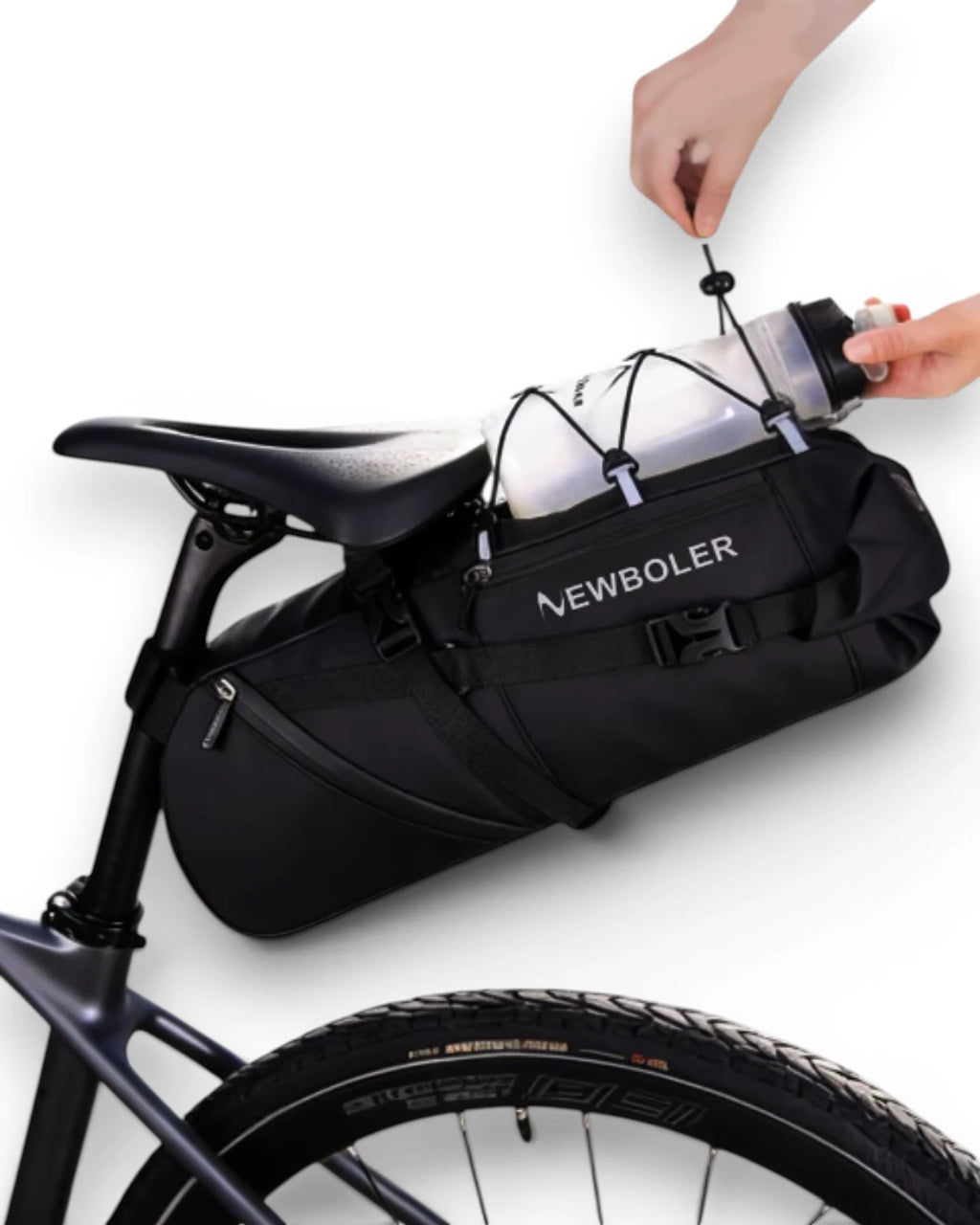 Sacoche de selle pour vélo - 10 L- CLAMP