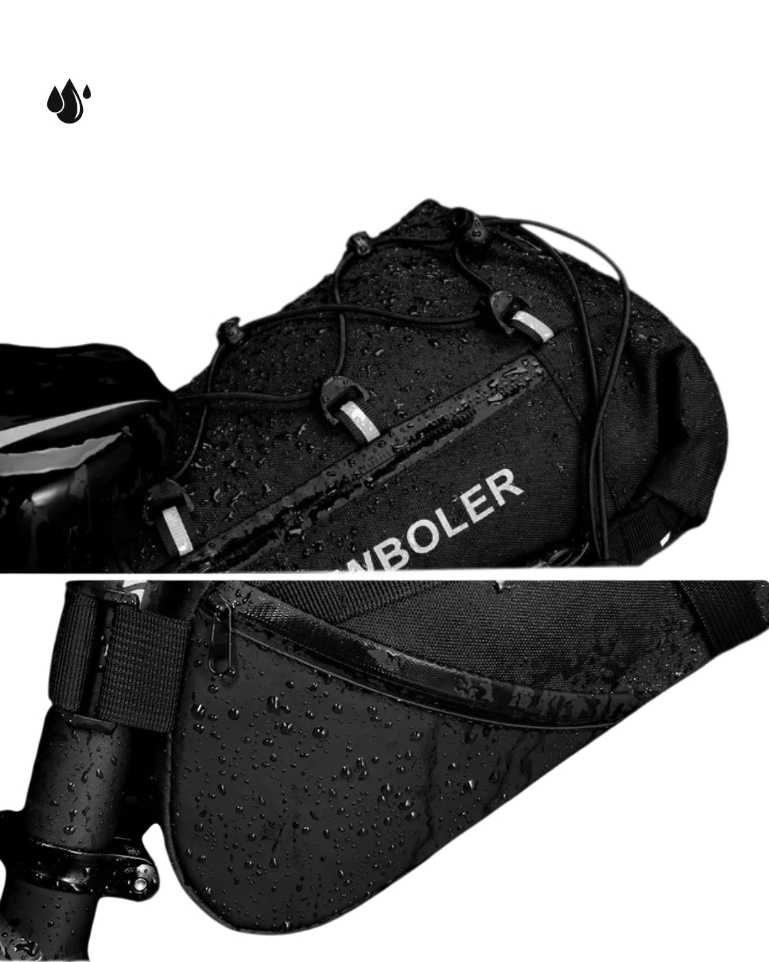 Sacoche de selle pour vélo - 10 L- CLAMP