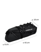Sacoche de selle pour vélo - 10 L- CLAMP