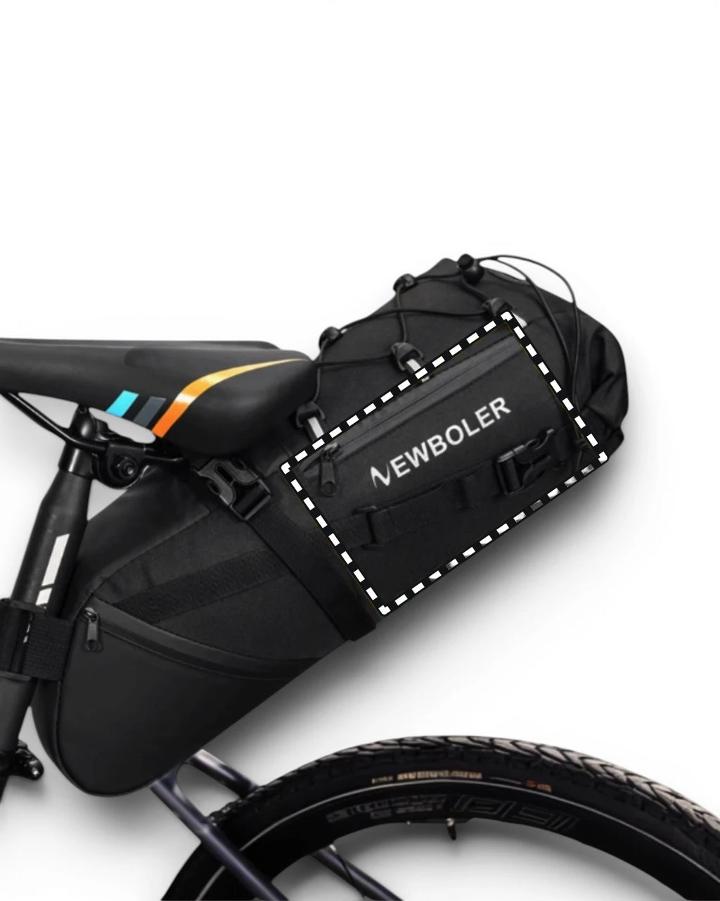 Sacoche de selle pour vélo - 10 L- CLAMP
