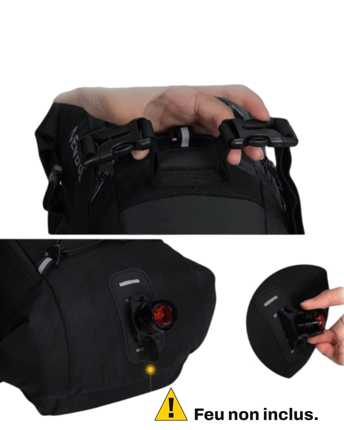 Sacoche de selle pour vélo - 10 L- CLAMP