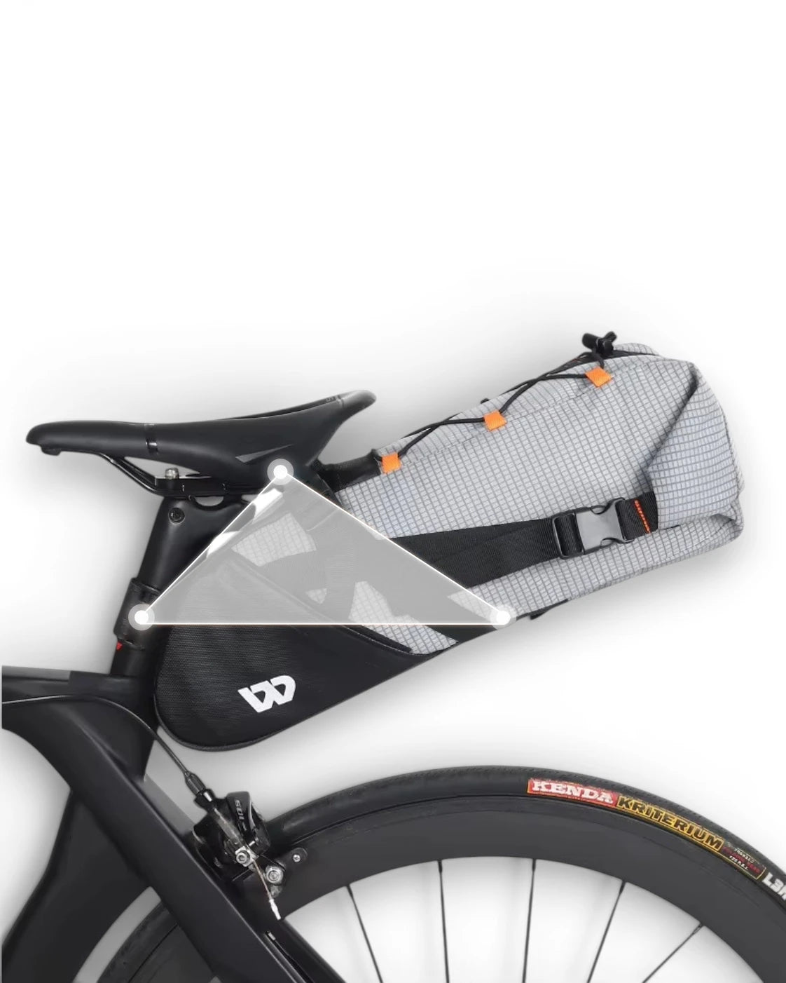 Sacoche de selle vélo de route - 10 L - LANCE