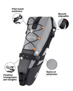 Sacoche de selle vélo de route - 10 L - LANCE