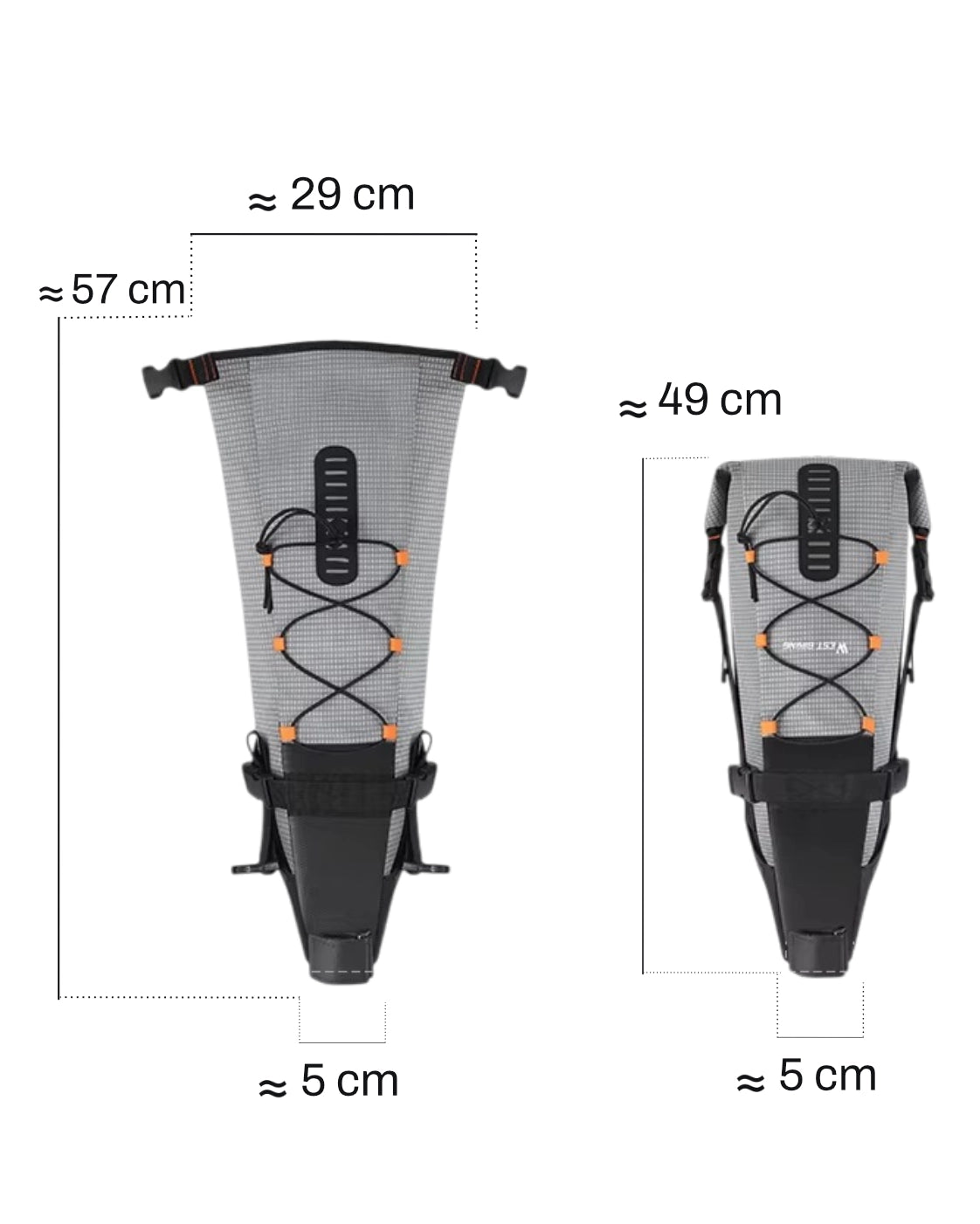 Sacoche de selle vélo de route - 10 L - LANCE