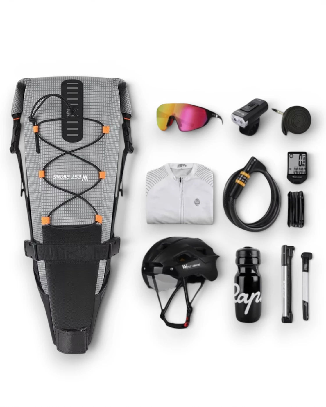 Sacoche de selle vélo de route - 10 L - LANCE
