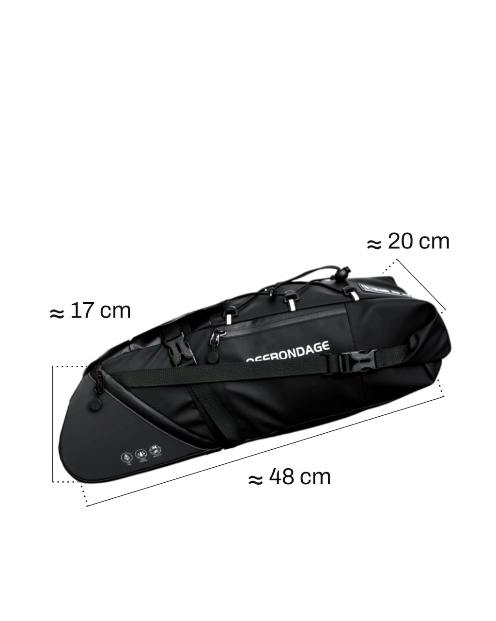 Sacoche selle vélo - 15 L - TUSK