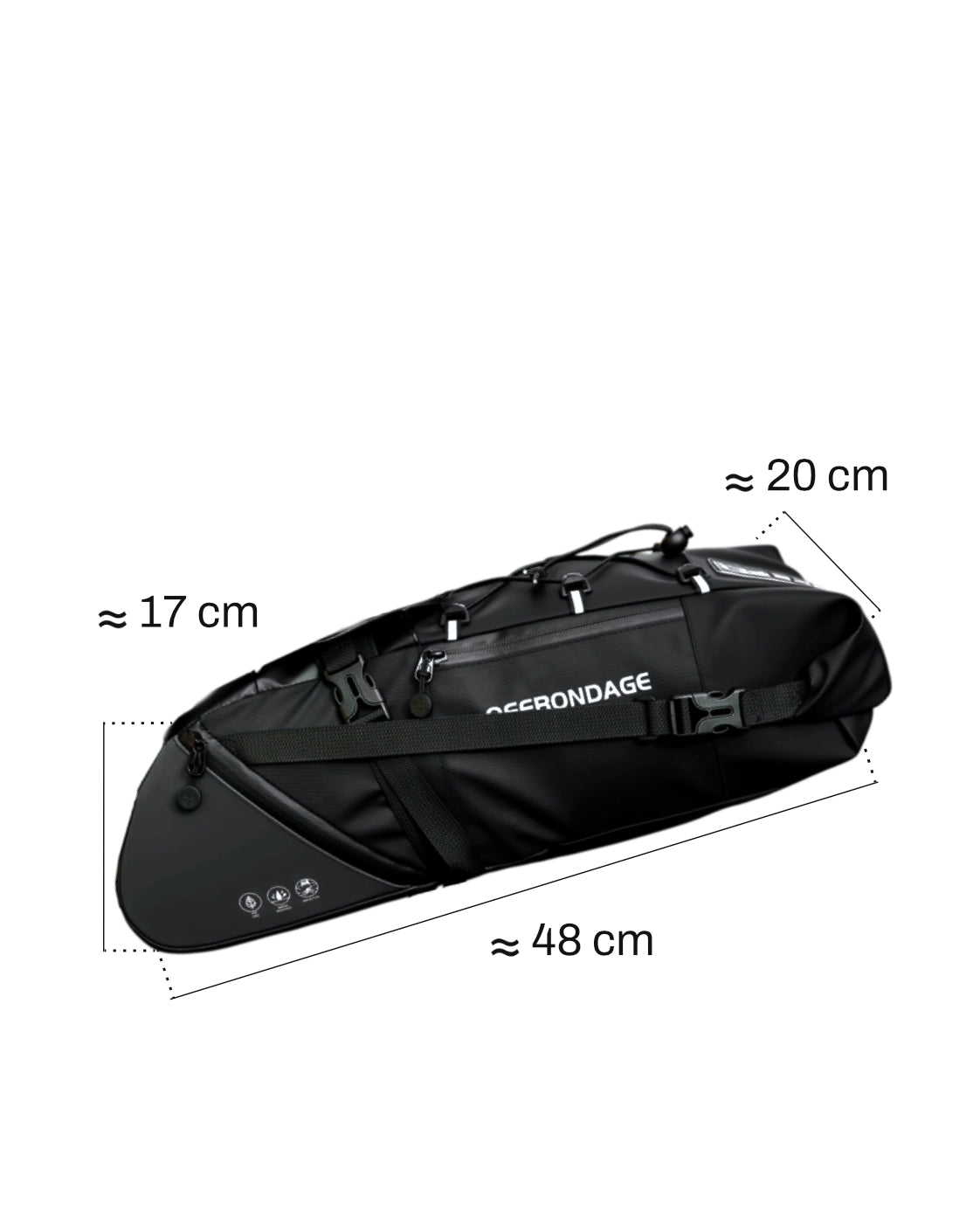 Sacoche selle vélo - 15 L - TUSK