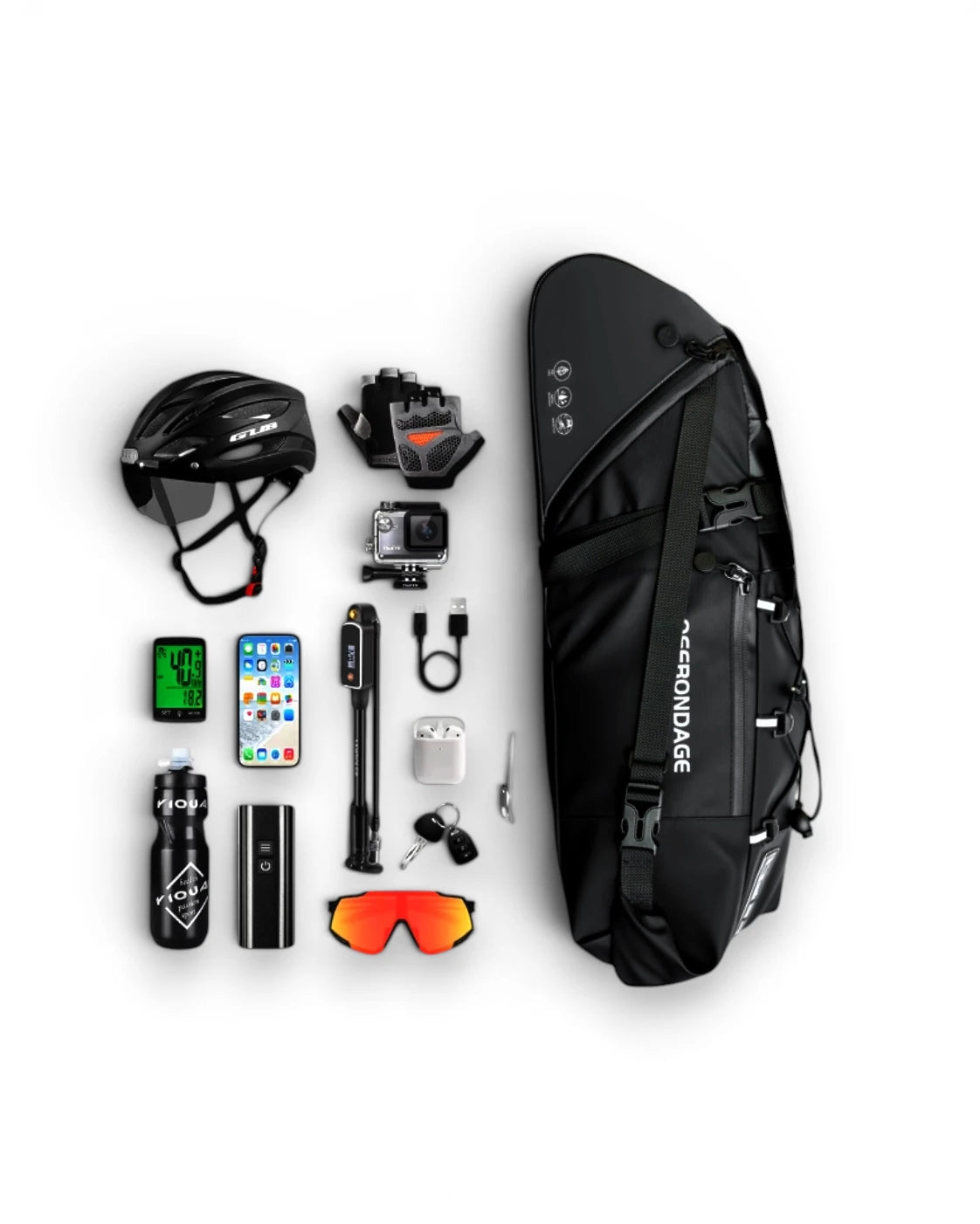 Sacoche selle vélo - 15 L - TUSK