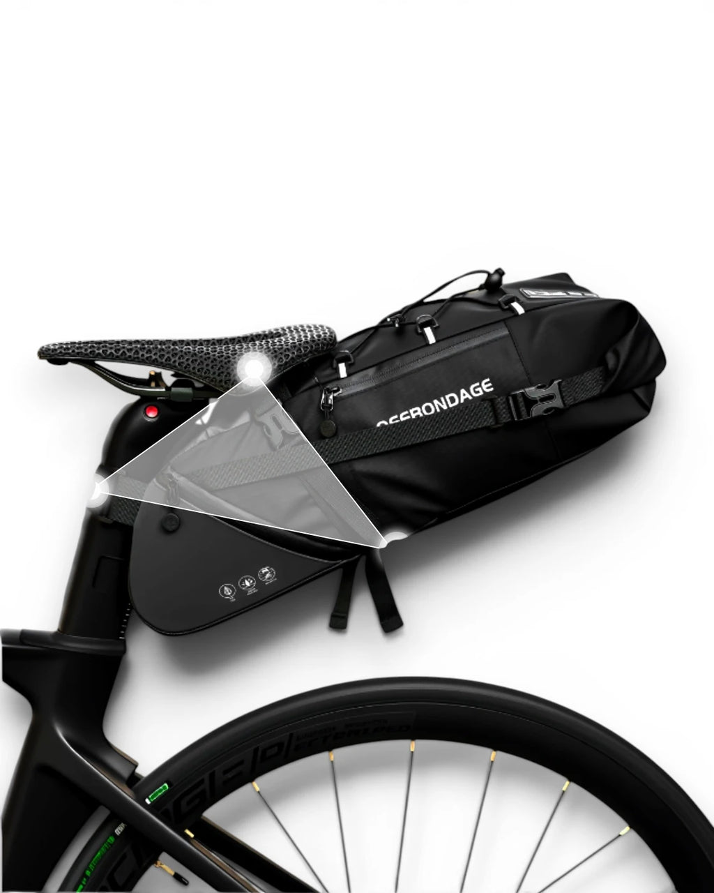 Sacoche selle vélo - 15 L - TUSK
