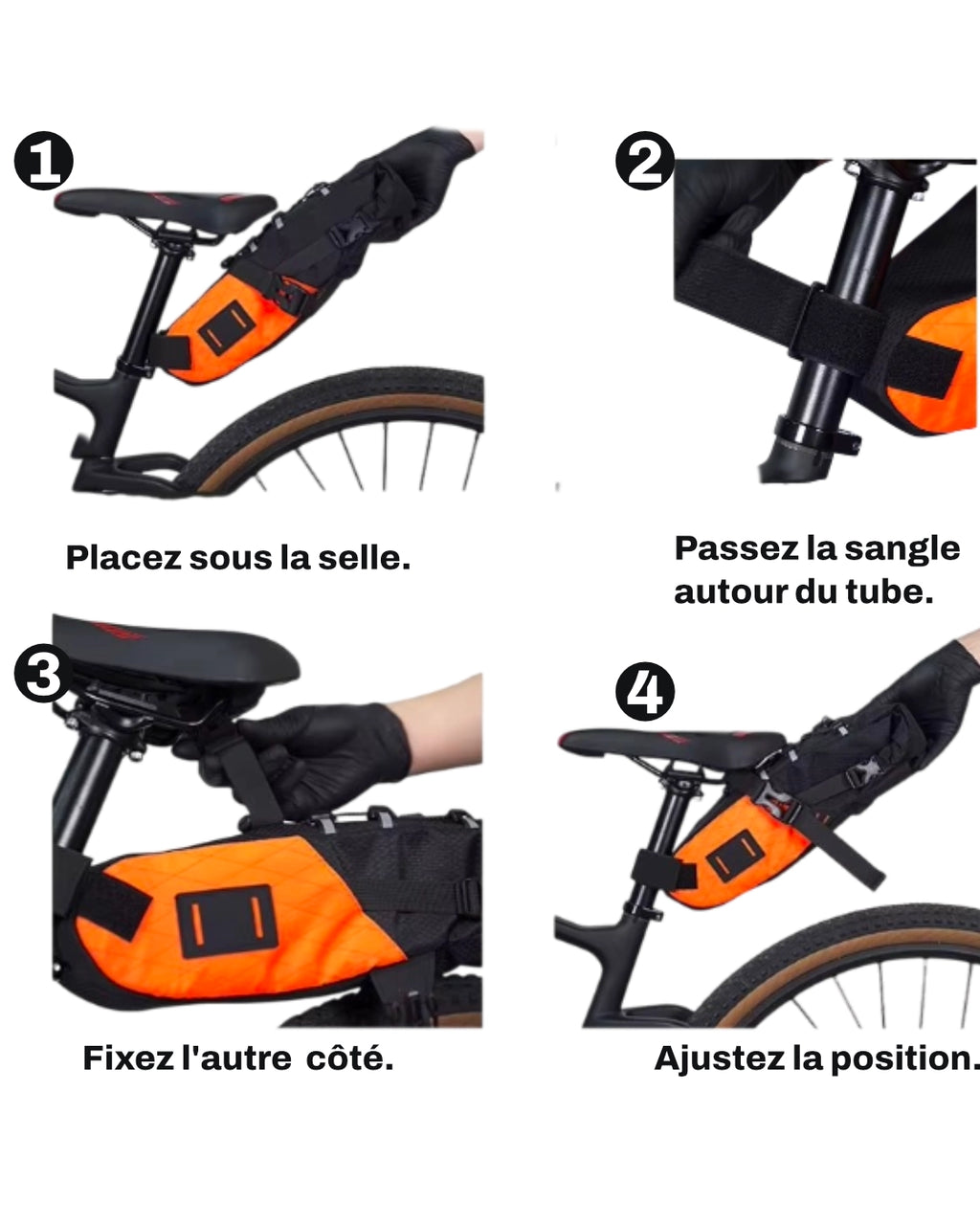 Sacoche de selle de vélo - 5,8 L - TYNE