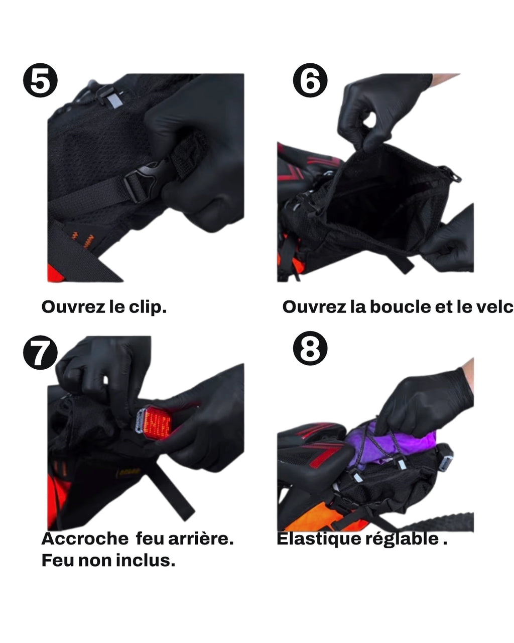 Sacoche de selle de vélo - 5,8 L - TYNE